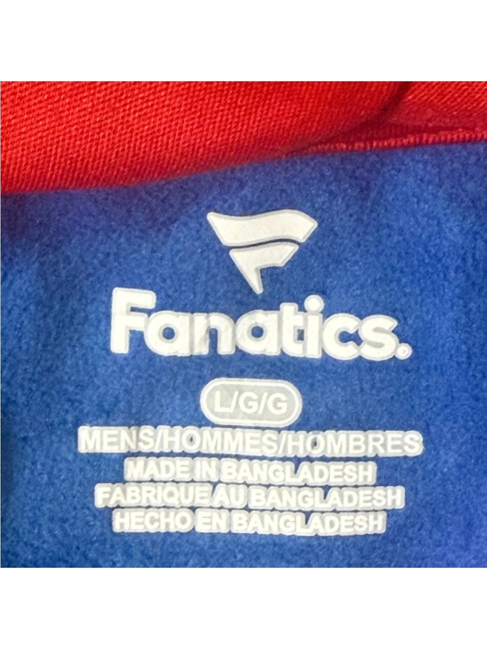 Fanatics Buffalo Bills Hoodie Men’s Large Blue Red Pullover NWT - Picture 11 of 11